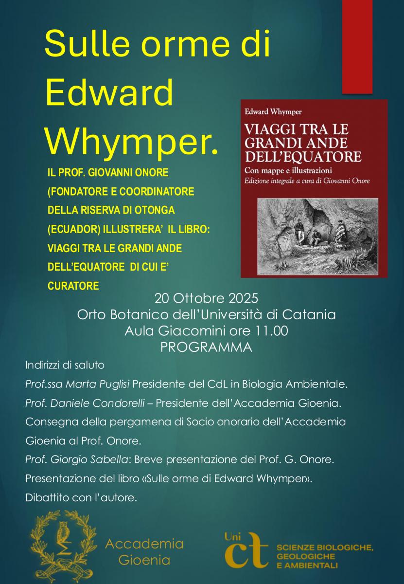 locandina Sulle orme di Edward Whymper